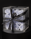 16 Lilac Preserved Roses in an Acrylic Box