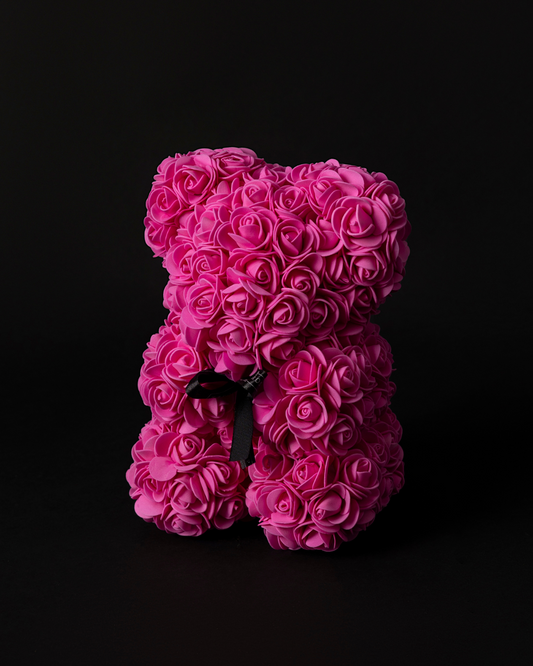 Flower Teddy Fuchsia