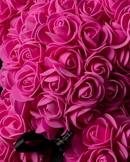 Flower Teddy Fuchsia