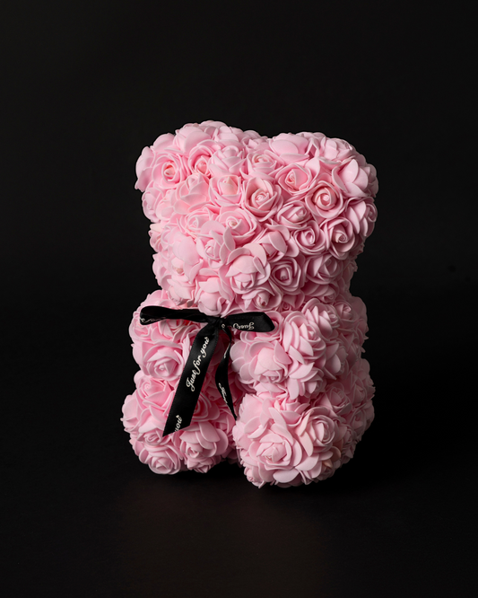 Flower Teddy Rosa