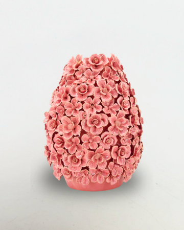 Jarrón Rosé Lumière Escultórico