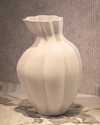 Jarrón Ondas Blancas