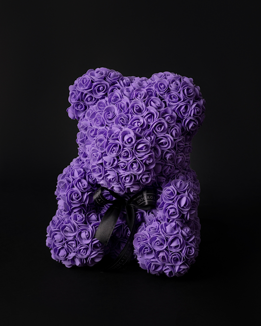 Flower Teddy Morado