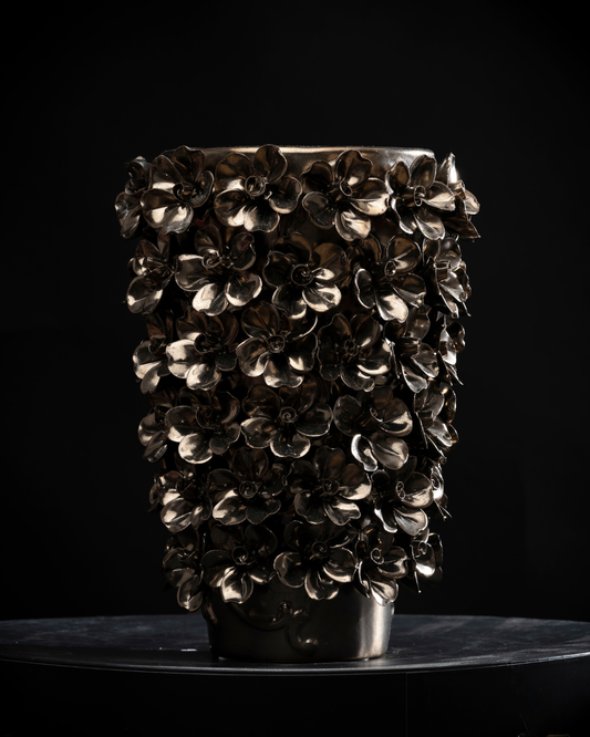 Jarrón Obsidian Bloom