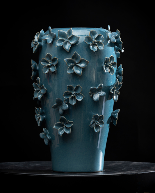 Jarrón Blossom – Azul