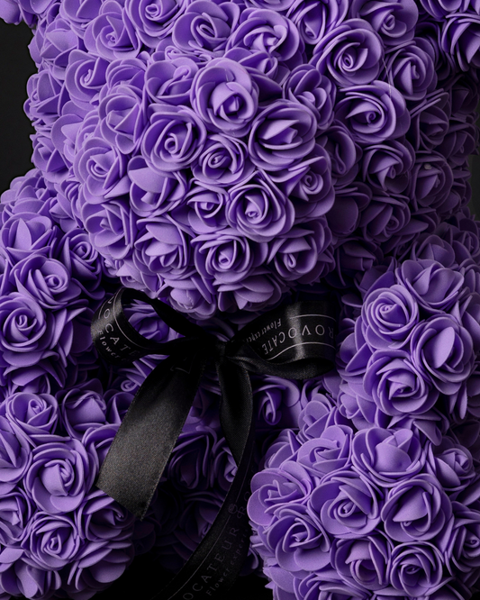 Flower Teddy Morado