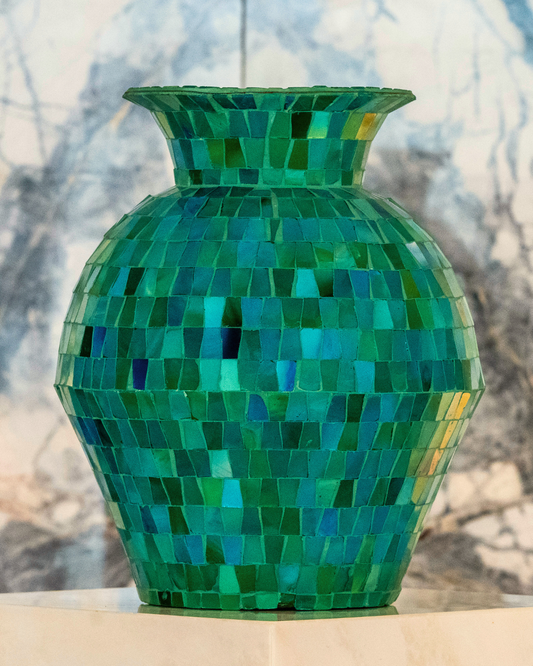 Jarrón Jade Mosaic