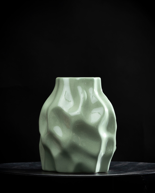Jarrón Sculpt – Verde