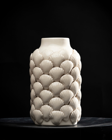 Jarrón Shells Beige