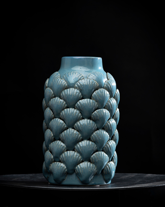 Jarrón Shells Azul