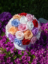 Glamour Mix Color Roses Eternal