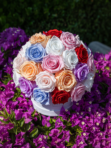 Glamour Mix Color Roses Eternal