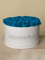 Aquamarine Eternal Roses - White Elegance