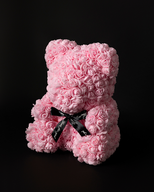 Flower Teddy Rosa